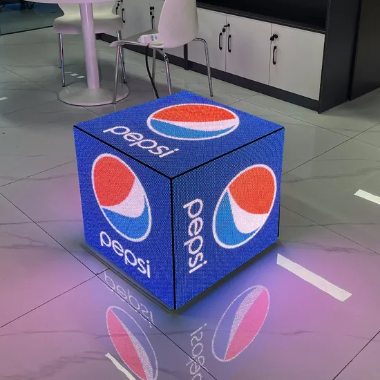3D Fullcolor Interior Large Viewing Angle with Magnetic Modular Design P2.5 LED Display Cube Pantalla LED Screen