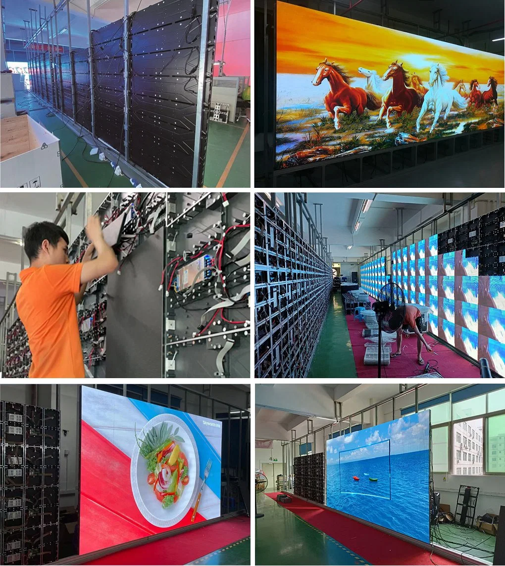 Cube 3D 500*500*500mm P3.91mm LED Display Screen Magic Cube Display Stage Plaza Video Screen