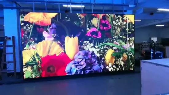 P2.604/P2.976 500mm * 500mm Armário de alumínio Placa de tela portátil Painel de vídeo eletrônico Fundo de palco Alta atualização LED Exibição de publicidade