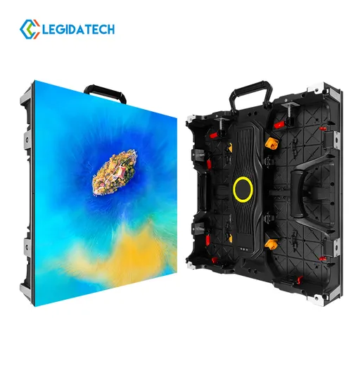 Legidatech LED P3.9mm Curvo P3.9mm P4.81 Tela LED para aluguel em cores internas para decoração de palco de casamento